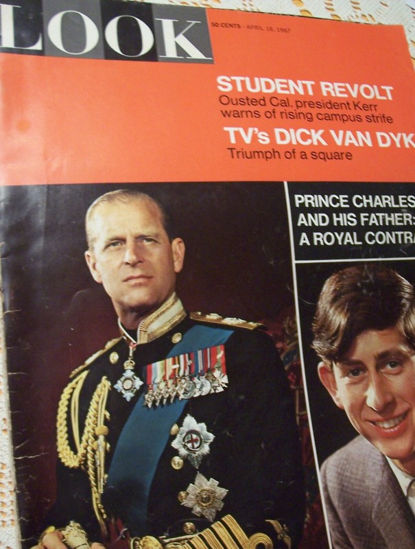 KING CHARLES - BRITISH ROYAL FAMILY - VINTAGE LOOK MAGAZINE APRIL 1967