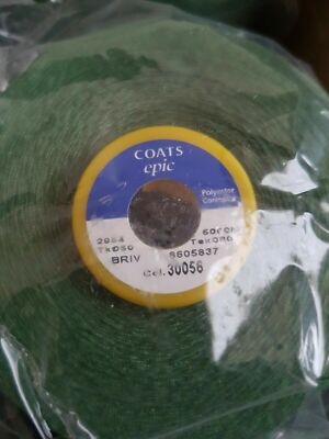 Coats Epic Tkt 050 Tex 060 5000m cone Polyester Corespun Sewing Thread ...