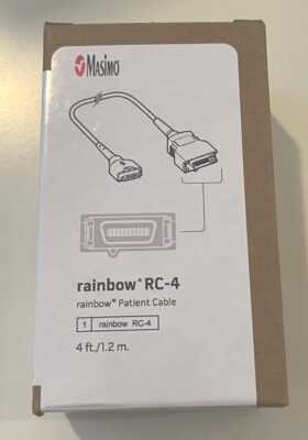 Masimo Rainbow RC-4 Patient Cable 4 foot cable REF 2406