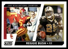 Reggie Bush #CC8 2021 Score Collegiate Champions Football Card New Orleans