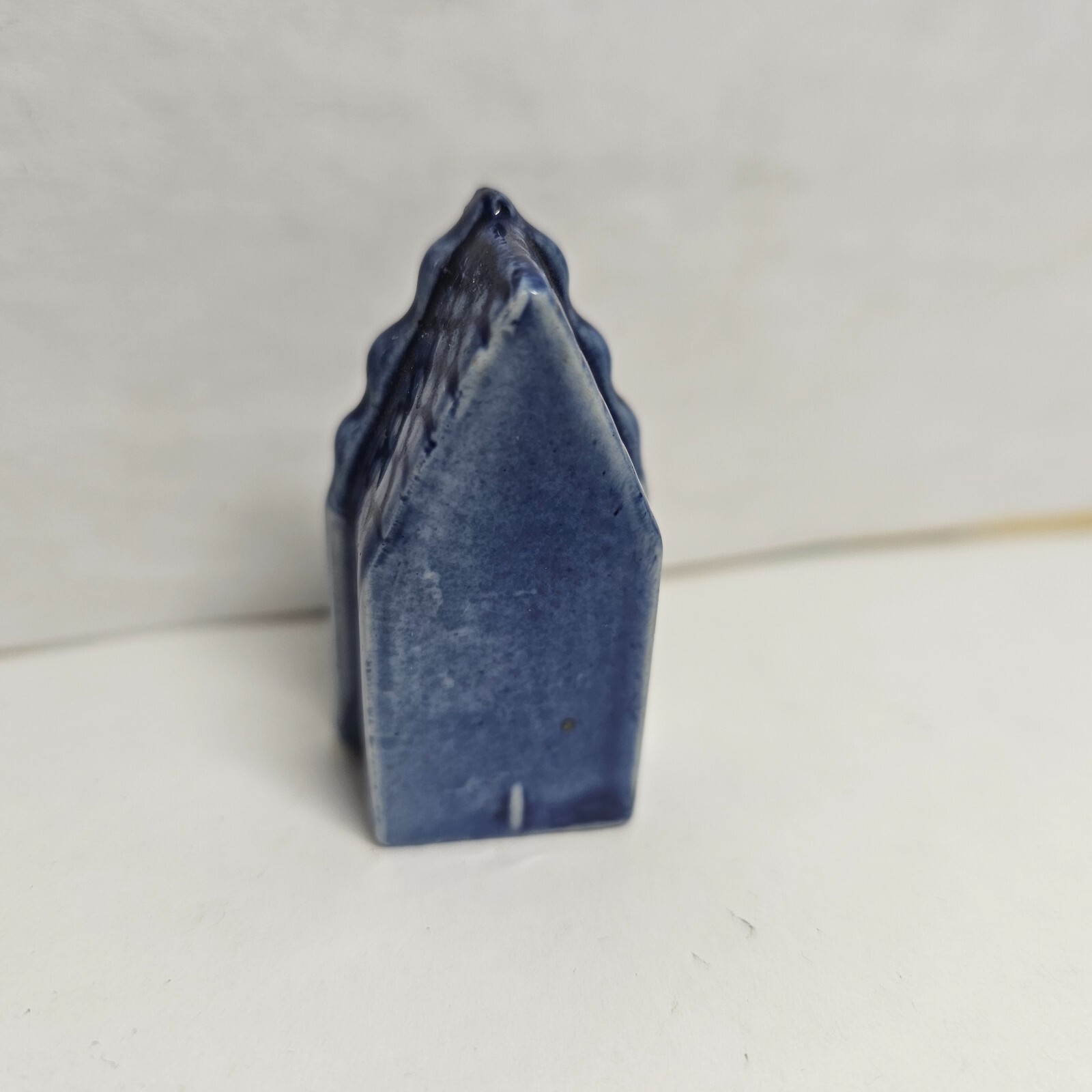 BLUE DUTCH HOUSE #1 HOLLAND DELFTS HOLLAND BLAUW AMSTERDAM MINIATURE CANAL CERAM