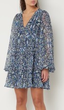 Ted Baker Rohzan Butterfly Print Dress Size 2 10 - 12 BNWT