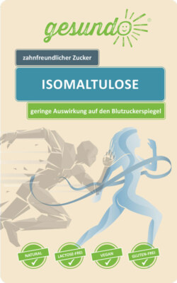 Isomaltulose 250 g Dose - Palatinose, Alternative, vegan, Zucker - gesundo