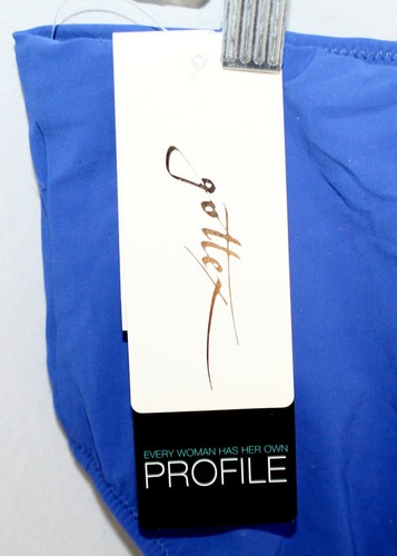 NUEVO CON ETIQUETAS PERFIL GOTTEX Mezclar y Combinar Parte inferior de Bikini Wo's 16 Azul Zafiro E9401P54 - Imagen 5 de 5