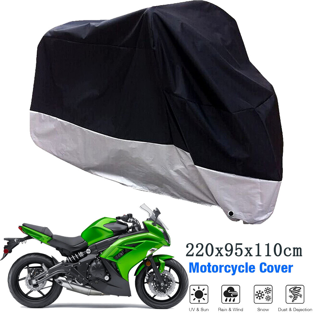 Motorcycle Cover Sun Rain Dust Water Resistant For Kawasaki Ninja