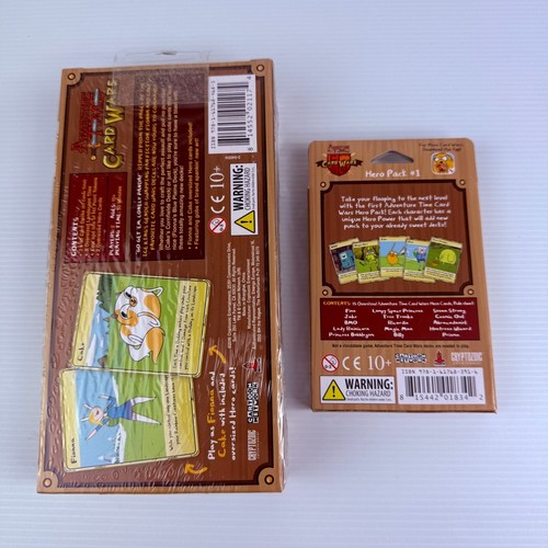 Adventure Time Card Wars Fionna Vs. Cake Collector’s Pack + Hero Pack #1 Sealed - Picture 2 of 9