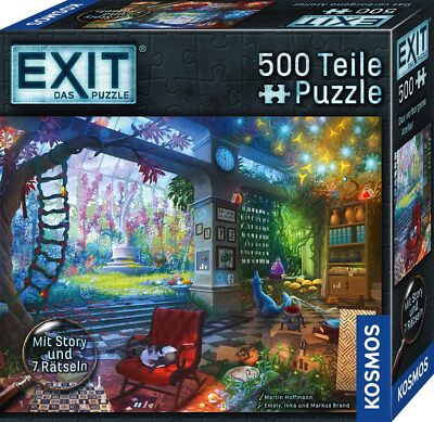 KOSMOS 683979 EXIT    Das Puzzle: Das verborgene Atelier 500 Teile Puzzle Kinder