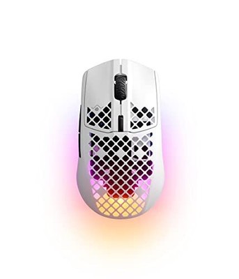 SteelSeries Aerox 3 kabellose Schnee (2022) - superleichte Gaming-Maus - 68 g Wasser