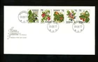 Postal History Sweden Scott #1215-1219 FDC Wild Berries Plant Fauna 9/8/1977