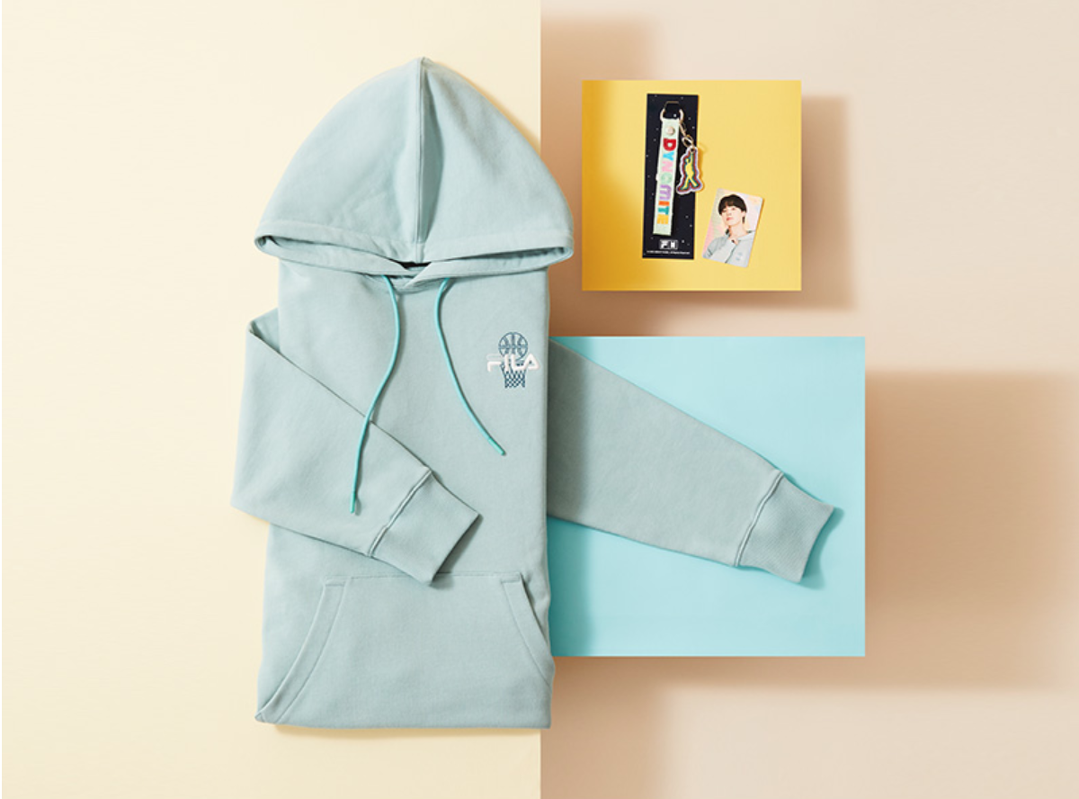 ★FILA x BTS★数量限定 Jimin着用 Dynamite Basketball Hoodie BTS x FILA Dynamite Collection JIMIN Hoodie Set + Keyring +
