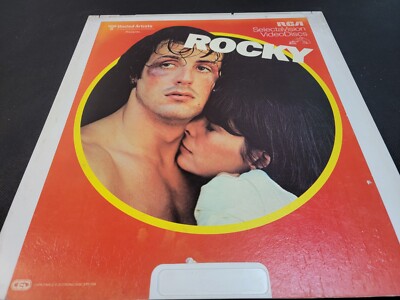 ROCKY   CED DISC  NOT LASERDISC   SYLVESTER STALLONE  TALIA SHIRE  NICE