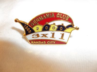 Germania Club 2000 3x11 Kansas City Hat Pin