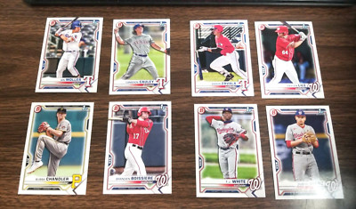 BRANDEN BOISSIERE 2021 BOWMAN DRAFT CARD BD-156 NATIONALS (FIRST ROOKIE BASE)