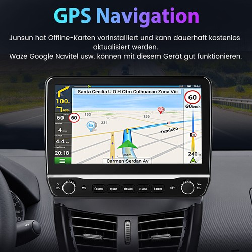 10.1" Android 13 6+128G Für Peugeot 207 2006-2015 Autoradio BT Carplay DAB+ WIFI - Bild 4 von 12
