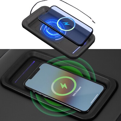 For 2015-2018 Chevrolet Silverado Wireless Charger Tray 15W Fast Center Console