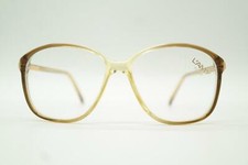 Vintage Lamy Sven Brown Oval Glasses Frame Eyeglasses NOS
