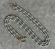 Pearl necklace - Faux pearls necklace/ choker- Handmade - New