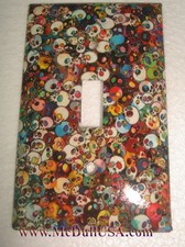 Artist Skulls Light Switch Outlet Power Duplex Wall cover plate home decor