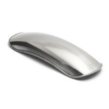 Parafango in acciaio corto 115mm x 360mm anteriore per Scrambler, Cafe Racer, Bobber, Chopper