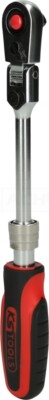KS Tools 1/4'' Slimpower Telescopic Joint Reversible Ratchet, 72 Denti - 914.1420