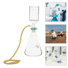 1000ml Funnel?Filtering?Kit Lab?Filtration?Buchner Funnel w/ Flask & Clip Hose