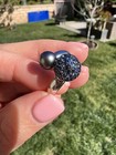 New $ 5 080. Piero Milano 18K White Gold And Sapphire Ring Sz 7.5 — photo 1