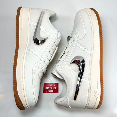 Travis Scott x Nike Air Force 1 Sail 2018 - Size 11.5 - AQ4211 101