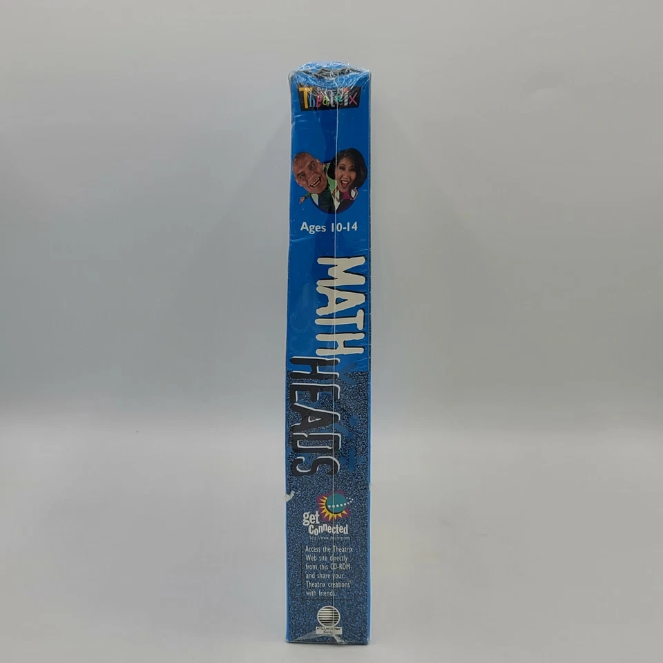 Math Heads By Theatrix PC MAC CD-ROM Ages 10-14 Vintage Sealed  - Image 3 of 4