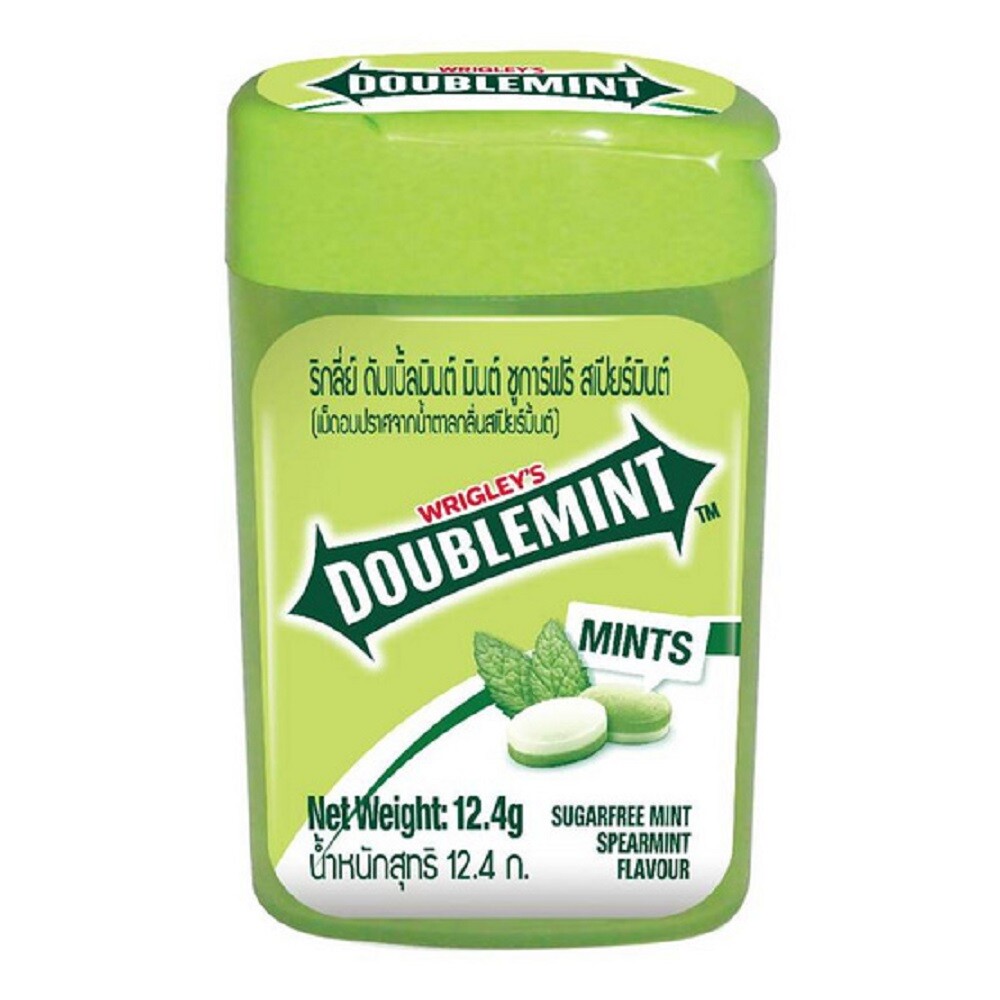 Chewy Mints Candy Doublemint Wrigley S Peppermint Flavour Refresh