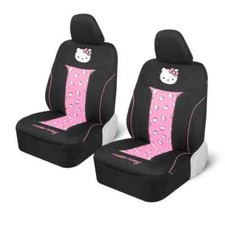 Hello Kitty Pink 2pc Low Back Seat Covers