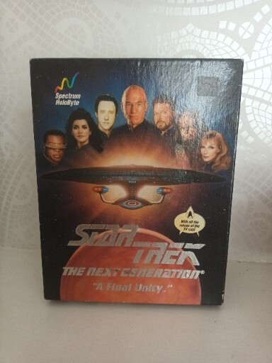 STAR TREK THE NEXT GENERATION ""A FINAL UNITY"" BIG BOX PC  MICRO POSE (TB7)