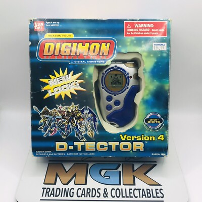 RARE Digimon Digivice D-Tector V4 Blue Box Original Ver.4 BOXED