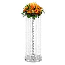 10 PCS Metal Gold Flower Vase Wedding Table Centerpieces Flower Stand 60cm