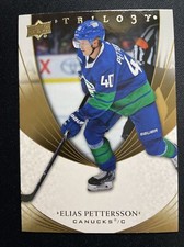 20-21 UD Trilogy Hockey 32 Elias Pettersson