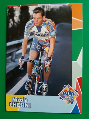 CYCLING cycling card NICOLA CHESINI team MAPEI Quick-Step 2000