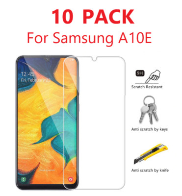 10x Samsung Galaxy A10e A10E Premium Tempered Glass Clear HD Screen Protector 
