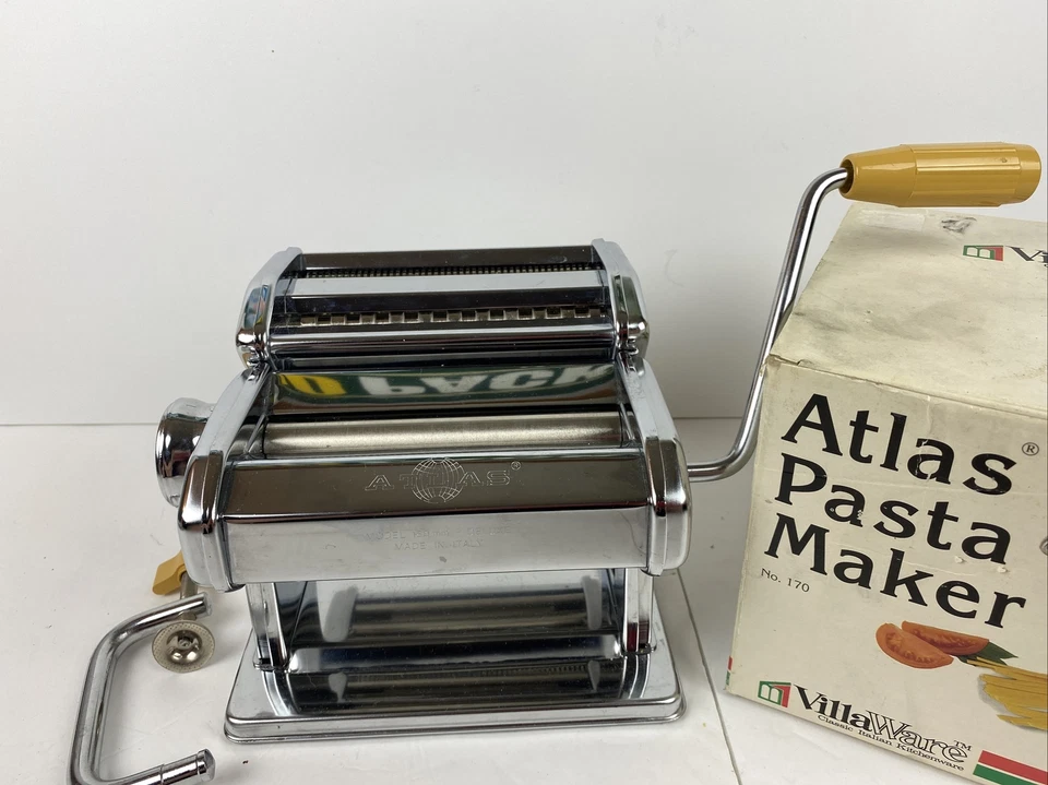 Máquina para hacer pasta Atlas No. 170 Hecho en Italia Imperia Tipo Lisso SP 150mm Marcato Usado en Excelente Condición Foto 2 de 4