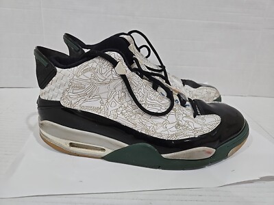 Nike Air Jordan Dub Zero Shoes Men s Size 10.5 US Green Retro Inspired used