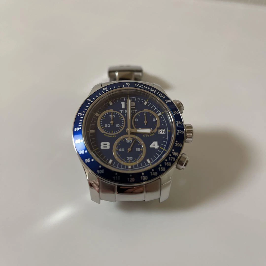 TISSOT T039417 T-Sport V8 Blue Dial Stainless