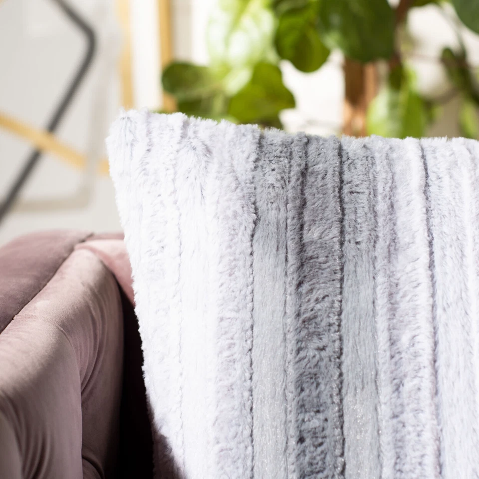 SAFAVIEH Elian Pillow | Grey / White | - Image 3 of 4