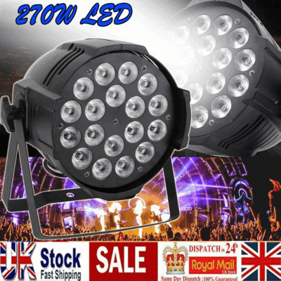 270W 4 In 1 RGBW 18 LED Par Light Stage Lighting DMX512 DJ Disco Party Show Lamp - Foto 12