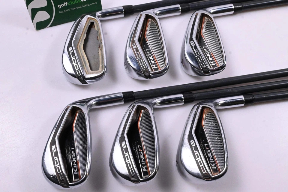 Cobra King F7 Irons / 5-PW / Regular Flex Fujikura Pro Black 63 Shafts - Image 2 of 4
