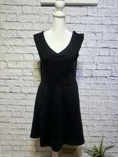 Cynthia Rowley Black Sleeveless Fit & Flare Career Work Size Small