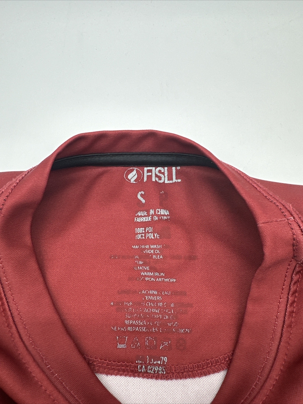 Miami Heat T-Shirt Men Small Red Fisll Basketball NBA …#1878