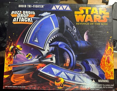 Star Wars Revenge Of The Sith Droid Tri-Fighter Buzz Droid Attack Sealed Hasbro