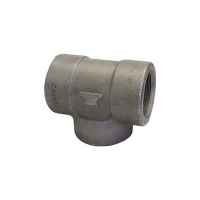ANVIL 0361124506 Tee,Forged Steel, 1 1/2 x 1 1/2 x 1/2 in 29JE23