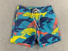 J Crew Swimming Trunks Shorts Men's Size 30 Blue