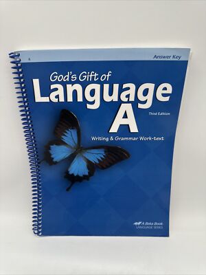 Abeka God s Gift of Language A Teacher Answer Key (3rd Edition) 4th Grade