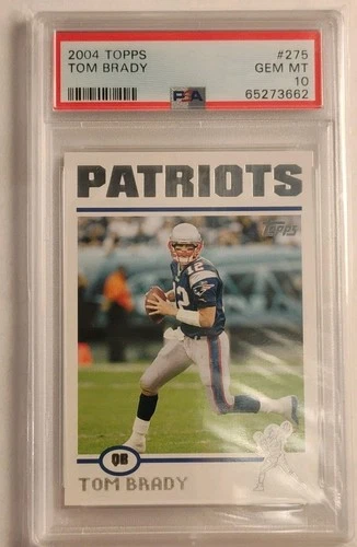 2004 Topps Tom Brady #275 PSA 10 Base Set New England Patriots Football GOAT ⬆️