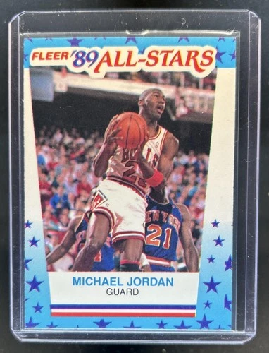 1989-90 Fleer Michael Jordan Stickers All-Star #3 Bulls